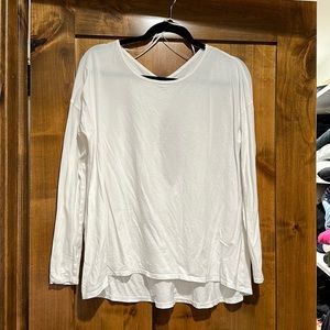 White Lululemon long sleeve